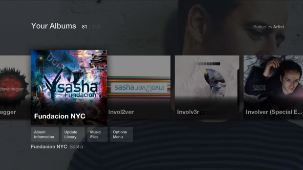 FTV Skin f&uuml;r Kodi - Musikbereich (Bild: Hitcher)